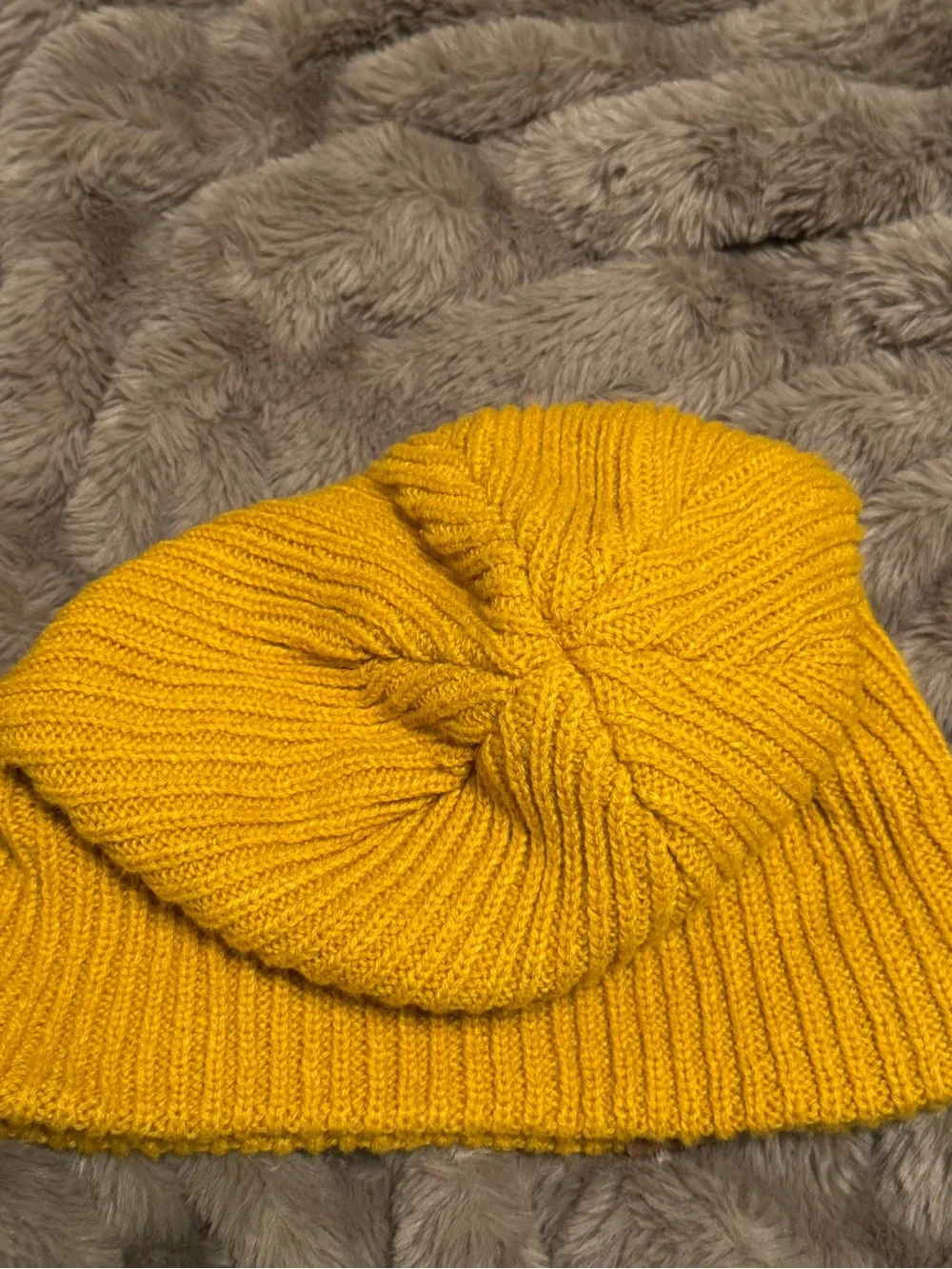 Women’s Mustard Yellow Beanie Hat